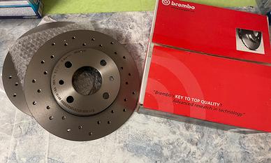 DISCHI POSTERIORI  BREMBO ABARTH + PASTIGLIE TEXAR