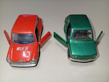 Polistil Fiat 126 e Politoys A 112 scala 1:43