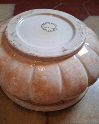 Ciotola/ Vaso in ceramica smaltata fatta a mano