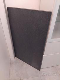 top cucina ikea 105x63 grigio scuro spess 3,8
