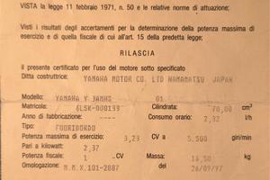 Motore Yamaha MALTA