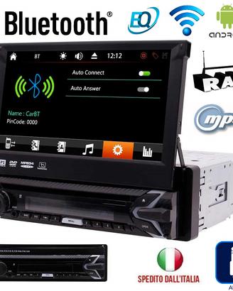 Autoradio 1 din 7? motorizzato android gps bluetoo