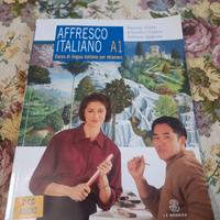 libro di testo, affresco italiano