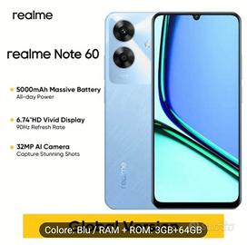 Realme Note 60 3GB+64GB 4G LTE, Versione Globale