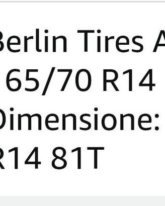 4 gomme di 4 stagioni