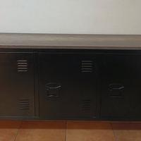 MOBILE CONTENITORE STILE INDUSTRIAL CREDENZA BASSA