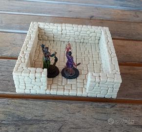 Elemento scenico Terrain wargame Dungeon "Room"