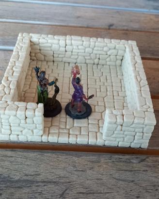 Elemento scenico Terrain wargame Dungeon "Room"