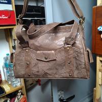 borsa bauletto in pelle 