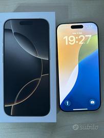 IPHONE 16 PRO 128 GB NAT TITANIUM GARANZIA ITALIA