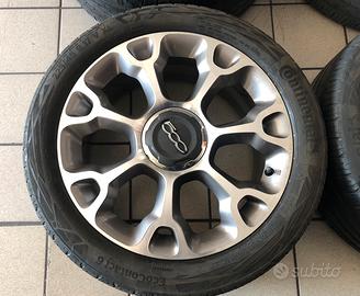 Cerchi in lega 17 originali Fiat 500L con gomme