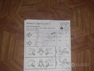 barre portatutto per  captur 2013 La Prealpina