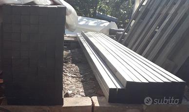 barre tubolare quadrato zincato