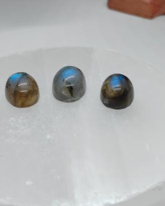 Cabochon Labradorite Pietre Naturali  Base Anello 