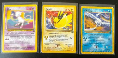 Pokemon Black star promo - Mew, Articuno,Zapdos