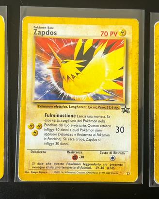 Pokemon Black star promo - Mew, Articuno,Zapdos