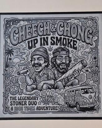 Quadro Cheech & Chong