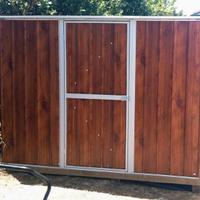 Casetta giardino in Acciaio 260x185cm fin legno