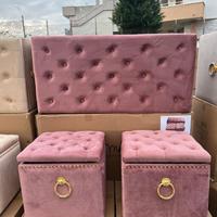 Coordinato 3 pz. Panca + 2 pouf