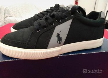 Scarpe Polo Ralph Lauren Hugh-Ne nere uomo n.41 – 