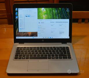 pc portatile notebook 14 HP Elitebook 840 G4 FHD