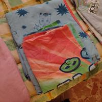 set lenzuola singolo, copripiimino e piumone