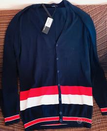 Cardigan ENOS JEANS & Co. zip blue XXL Nuovo