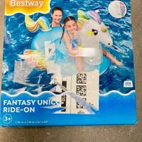 Bestway unicorno bianco gonfiabile cavalcabile