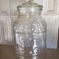 Grande contenitore in vetro per alimenti