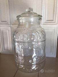 Grande contenitore in vetro per alimenti