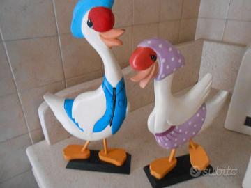 Coppia oche  di legno