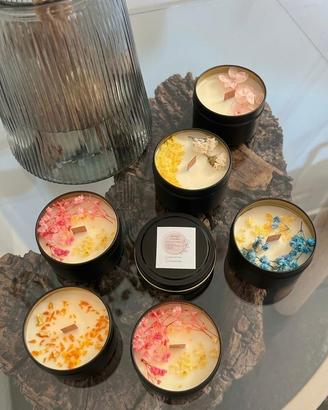Candele in barattolo