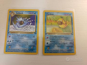 Psyduck + Golduck Jungle 1ª Edizione ITA – Lotto