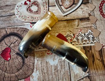 Manopole bici d'epoca - vero corno