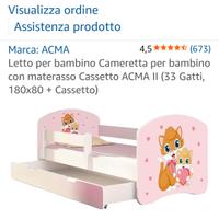 lettino basso bambina