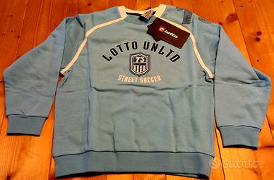 Felpa LOTTO junior NUOVA taglia XS/7-8  e  L/13-14