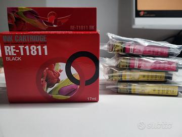 Nr 12 Cartucce compatibili EPSON T1811 T1813 T1814