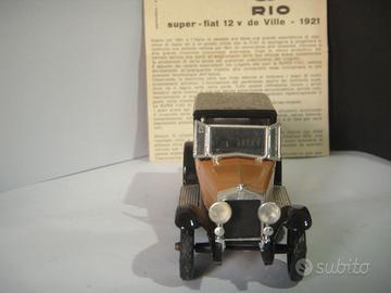 Fiat super 12v de ville 1921 rio 1:43