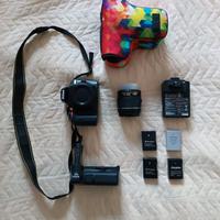 Nikon D3400 con accessori