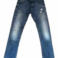 Jeans Strappati Gaudi Uomo Slim Blu Tg 29