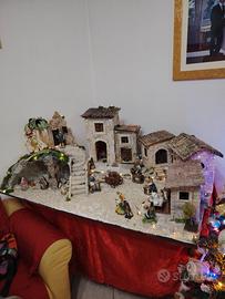 Presepe Artigianale con materiali di pregio
