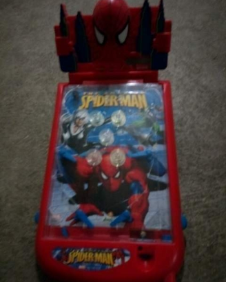 Flipper portatile rosso Spiderman