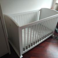 Lettino in legno + materasso