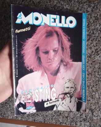 Rivista Il Monello N 25 Esclusivo Sting a Fumetti