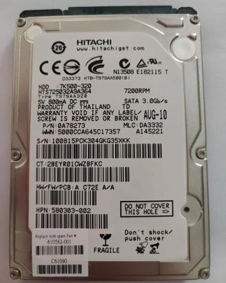 Hitachi hard disk 7K500 - 320 GB