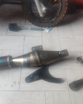 marmitta leovince handmade carbon piaggio gilera