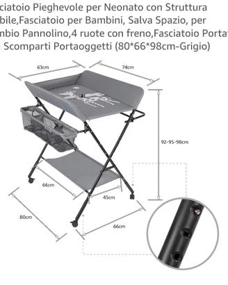 fasciatoio pieghevole 