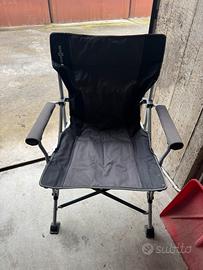 Coppia Sedia Campeggio Brunner Nero