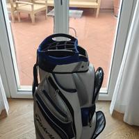 Sacca da golf taylor made in pelle 14 way