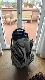 Sacca da golf taylor made in pelle 14 way